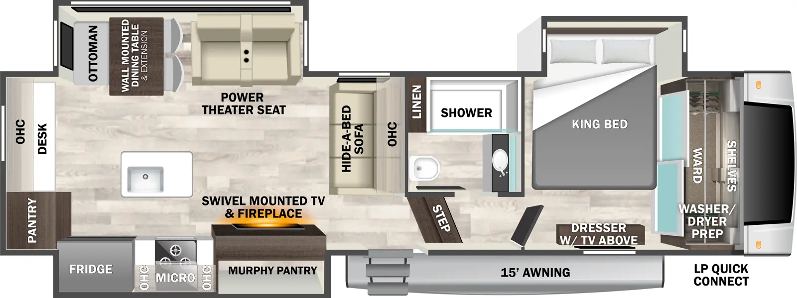 Cedar Creek Experience 31RD Floorplan